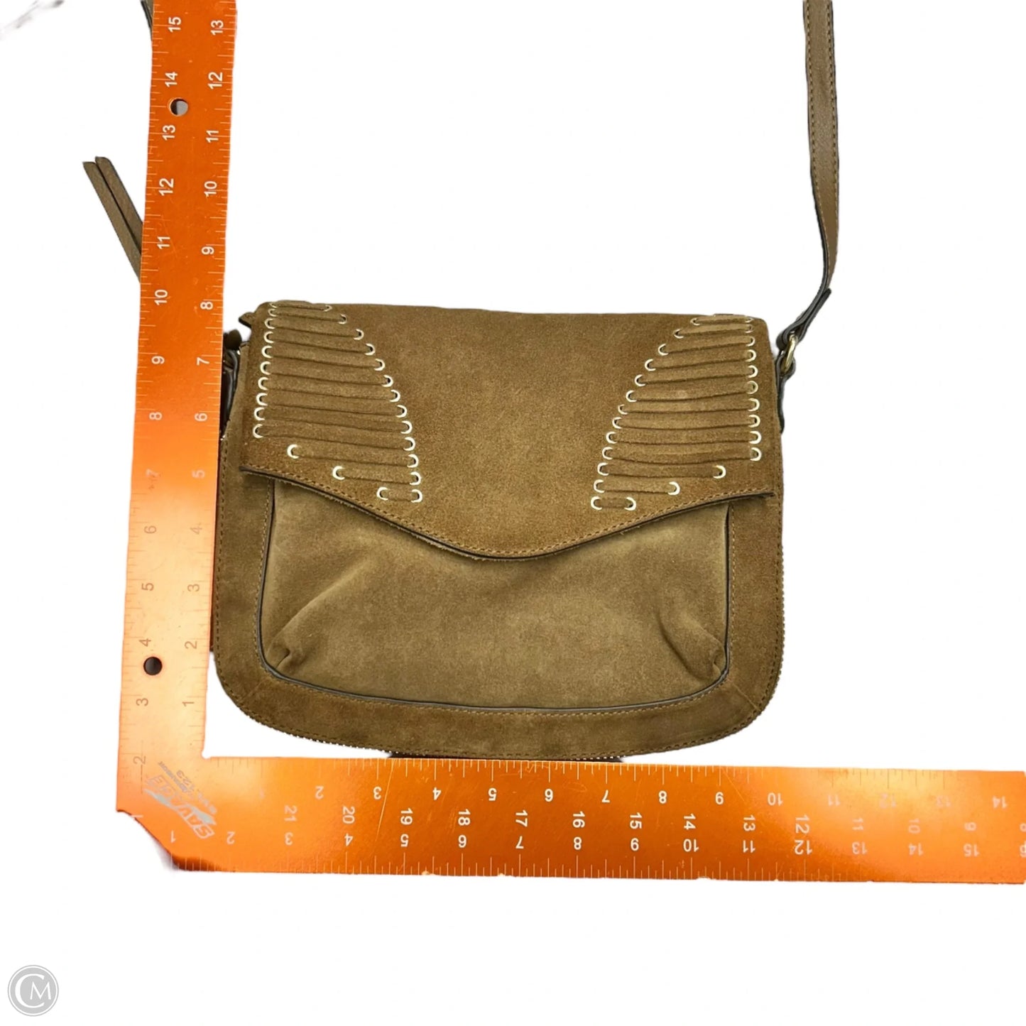 Crossbody Leather By Vince Camuto, Size: Medium