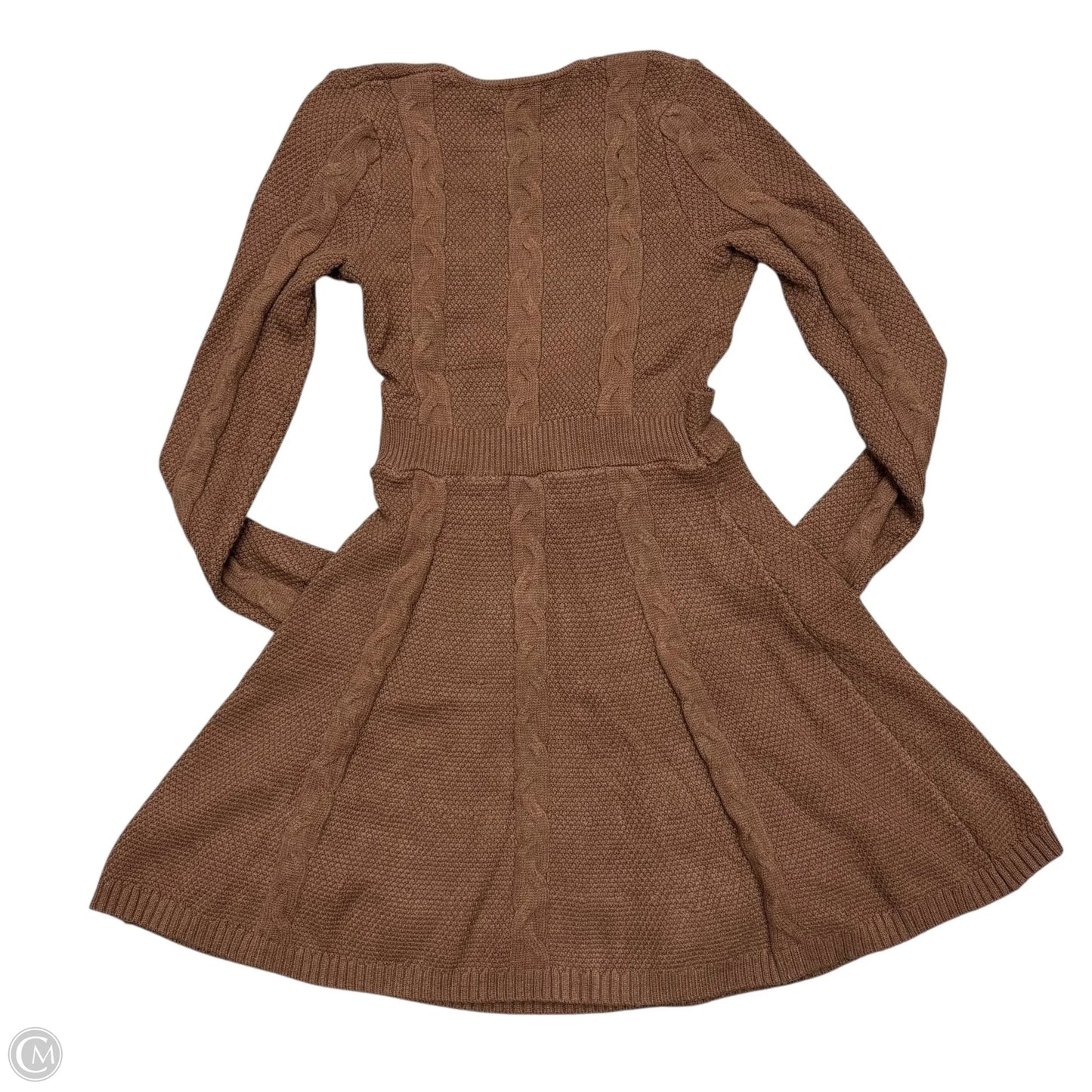 Dress Sweater By Greylin In Brown, Size: Xs