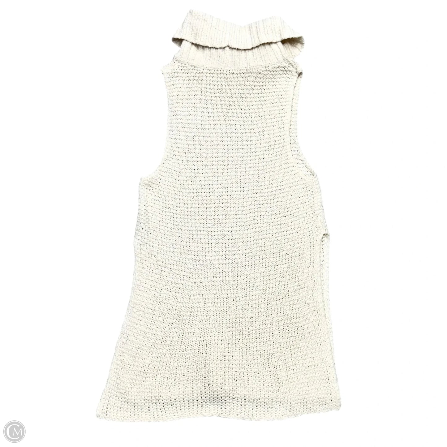 Sweater Short Sleeve By Free People In Cream, Size: S