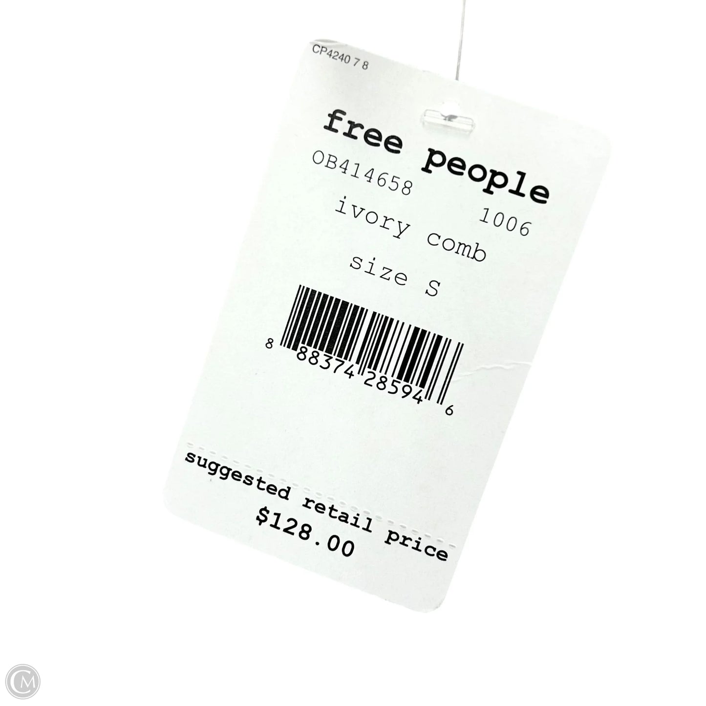 Sweater Short Sleeve By Free People In Cream, Size: S