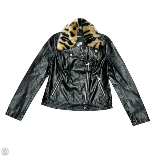 Jacket Moto By Express In Black, Size: M