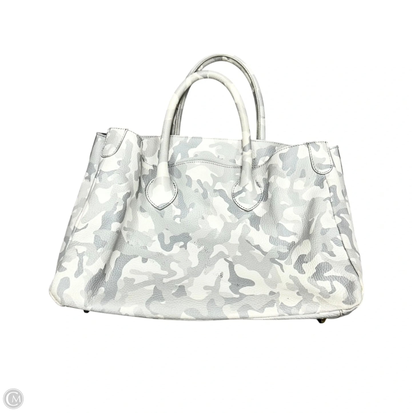 Handbag Leather By Mark & Graham, Size: Large
