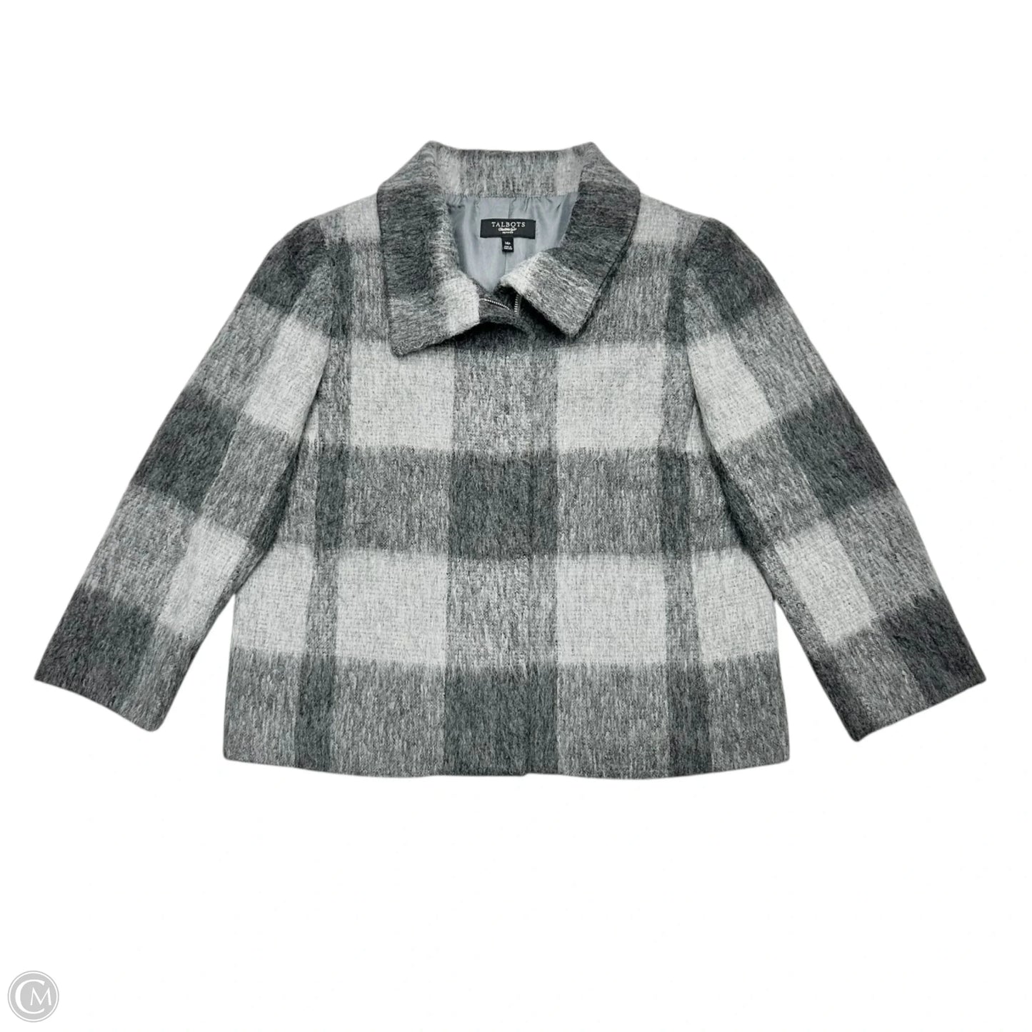 Jacket Other By Talbots In Grey, Size: Xlp