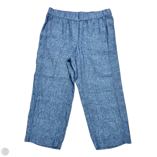 Pants Wide Leg By Pure Jill In Blue, Size: L