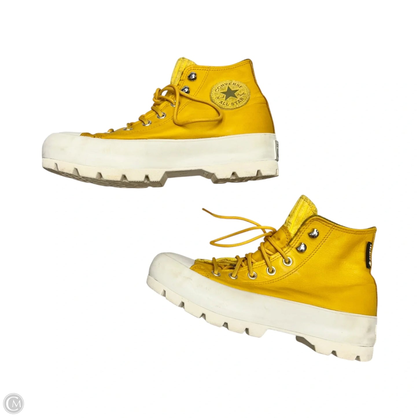 Shoes Sneakers Platform By Converse In Yellow, Size: 8