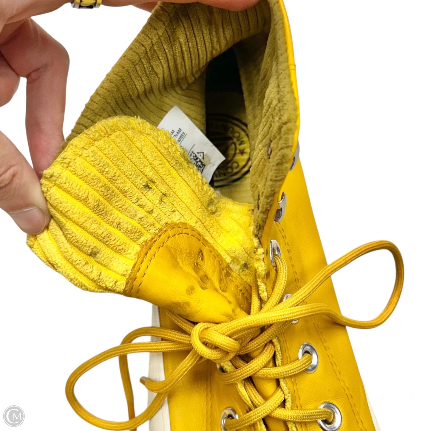Shoes Sneakers Platform By Converse In Yellow, Size: 8
