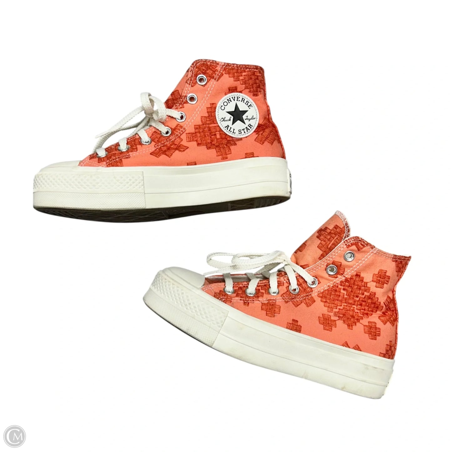 Shoes Sneakers Platform By Converse In Peach, Size: 6.5
