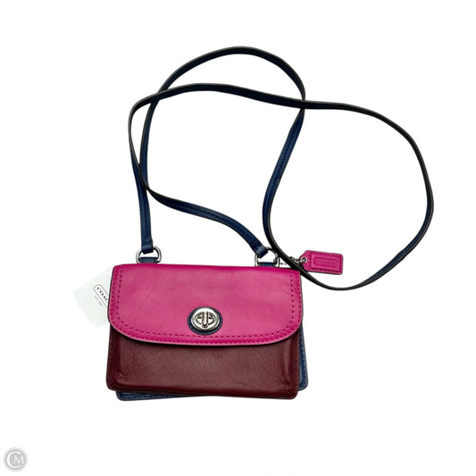 Crossbody Designer By Coach, Size: Small