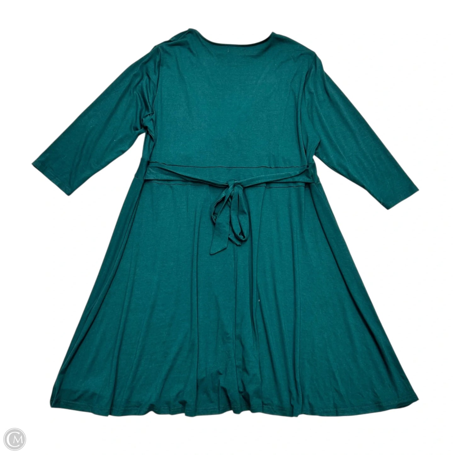 Dress Casual Midi By Amzplus In Green, Size: 4x