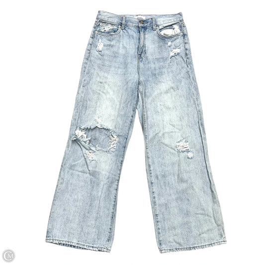 Jeans Wide Leg By Pistola In Blue Denim, Size: 4
