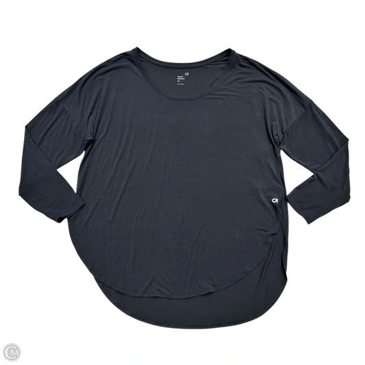 Athletic Top Long Sleeve Crewneck By Gapfit In Black, Size: Xl