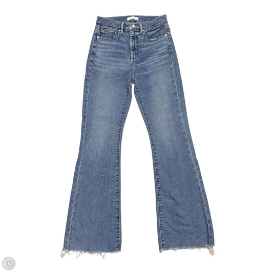 Jeans Wide Leg By Loft In Blue Denim, Size: 0
