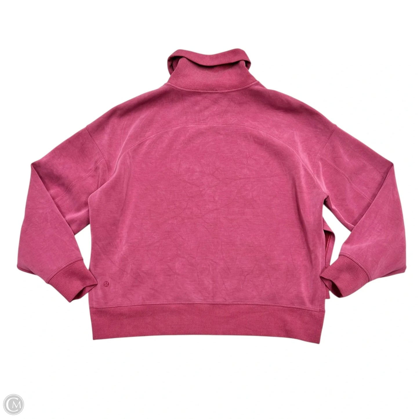 Athletic Sweatshirt Collar By Lululemon In Pink, Size: M