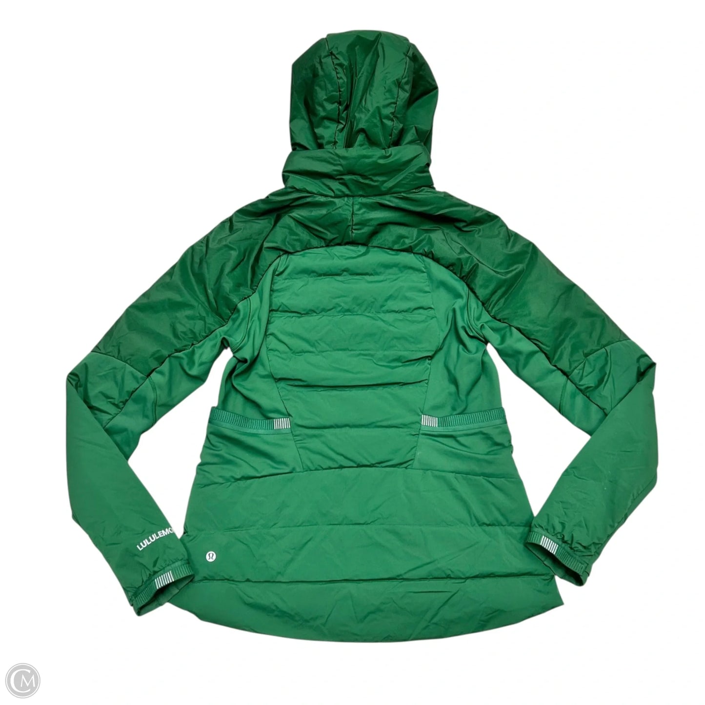 Athletic Jacket By Lululemon In Green, Size: L