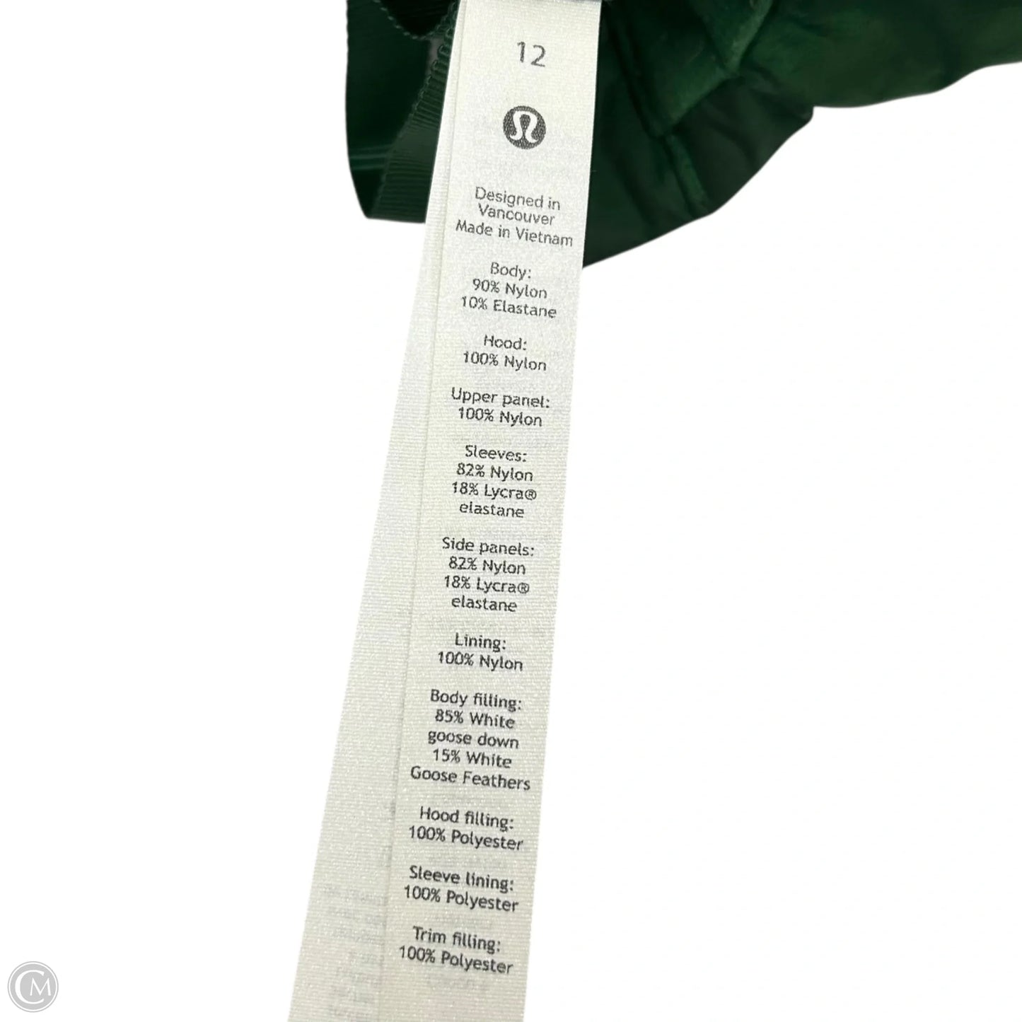 Athletic Jacket By Lululemon In Green, Size: L