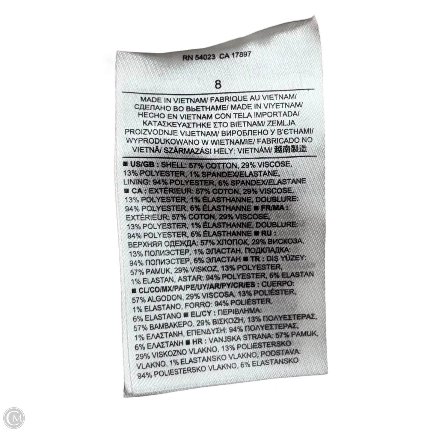 Jacket Moto By Banana Republic In Cream, Size: M