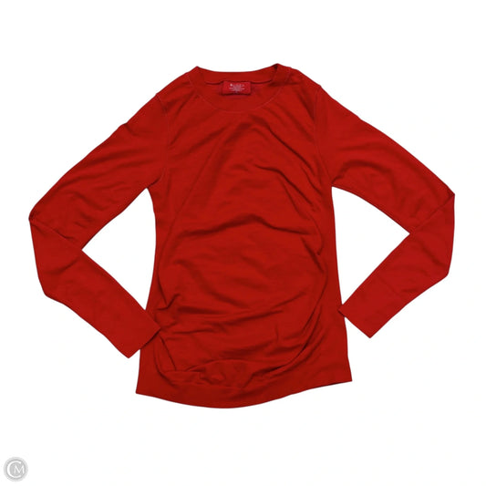 Athletic Top Long Sleeve Crewneck By Athleta In Red, Size: Xl