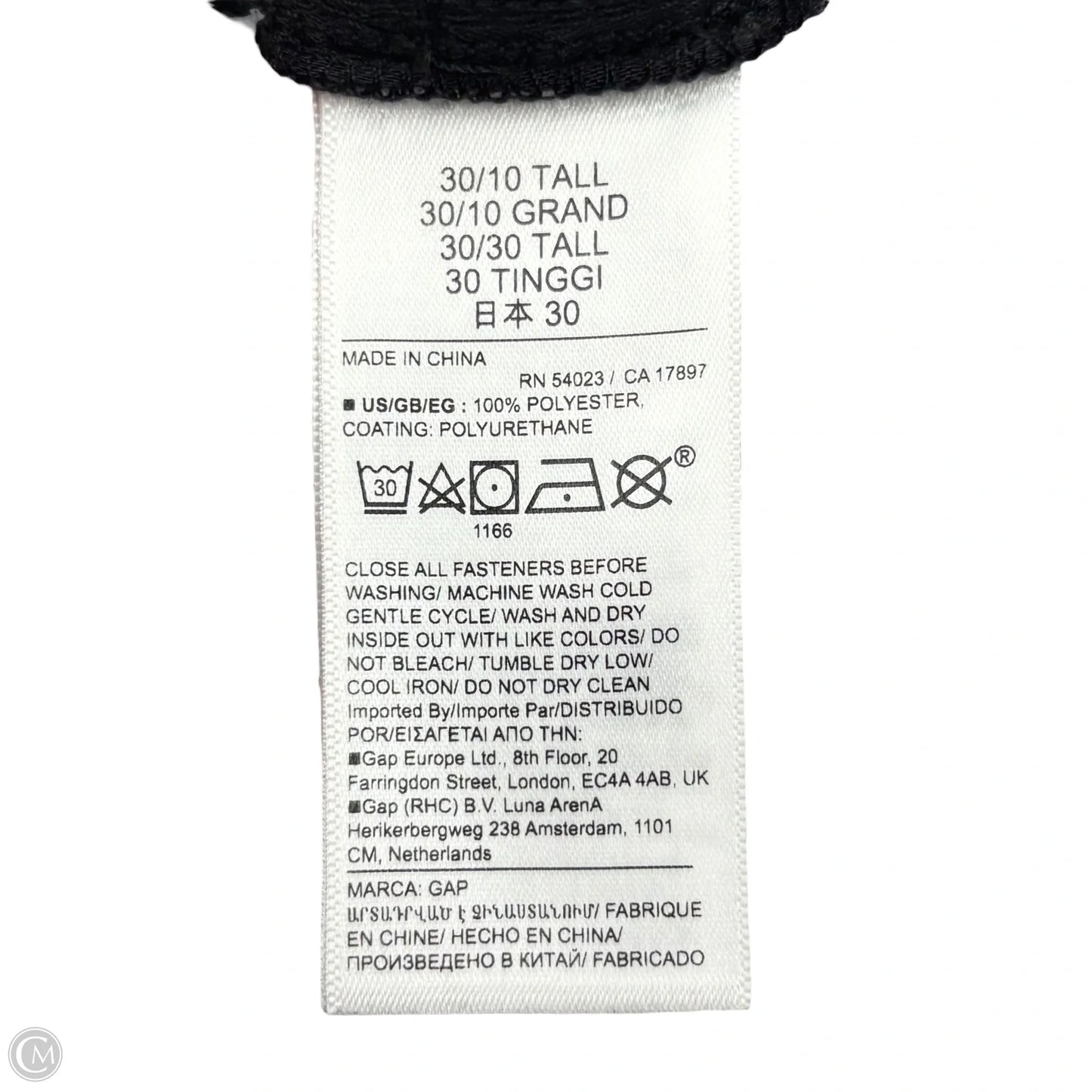 Skirt Midi By Gap In Black, Size: 10