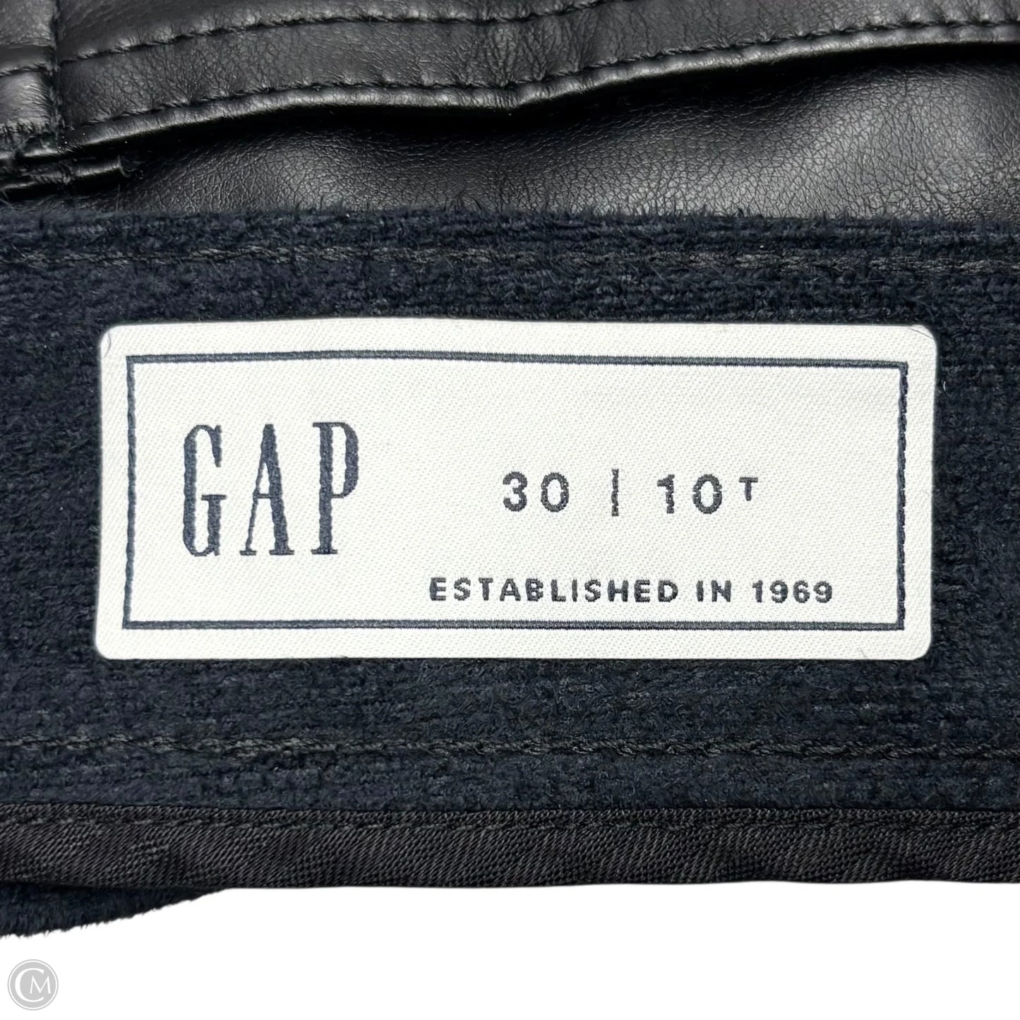 Skirt Midi By Gap In Black, Size: 10