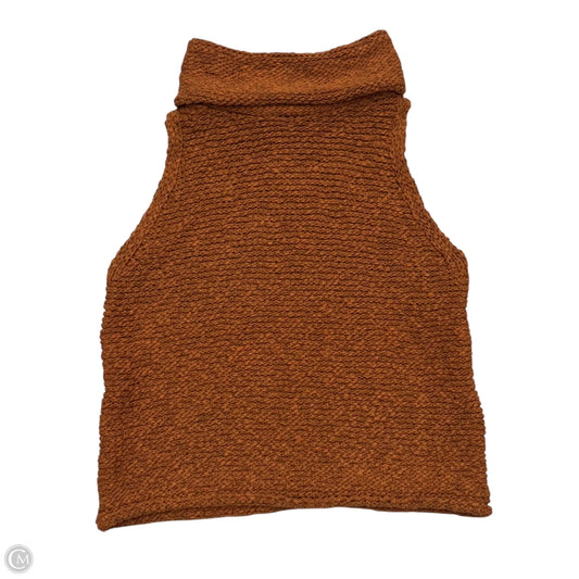 Sweater Short Sleeve By Pilcro In Orange, Size: S