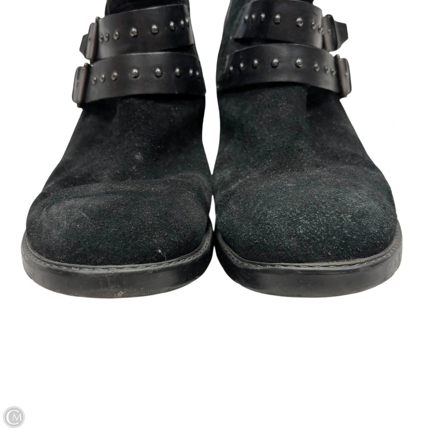 Boots Ankle Flats By Clarks In Black, Size: 8