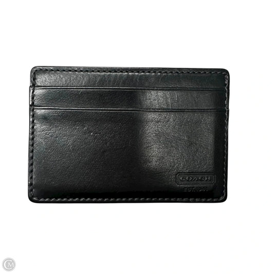 Id/card Holder Designer By Coach, Size: Small