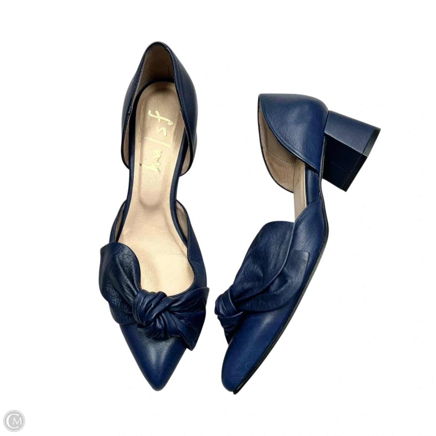 Shoes Heels Wedge By Fs Ny In Navy, Size: 6