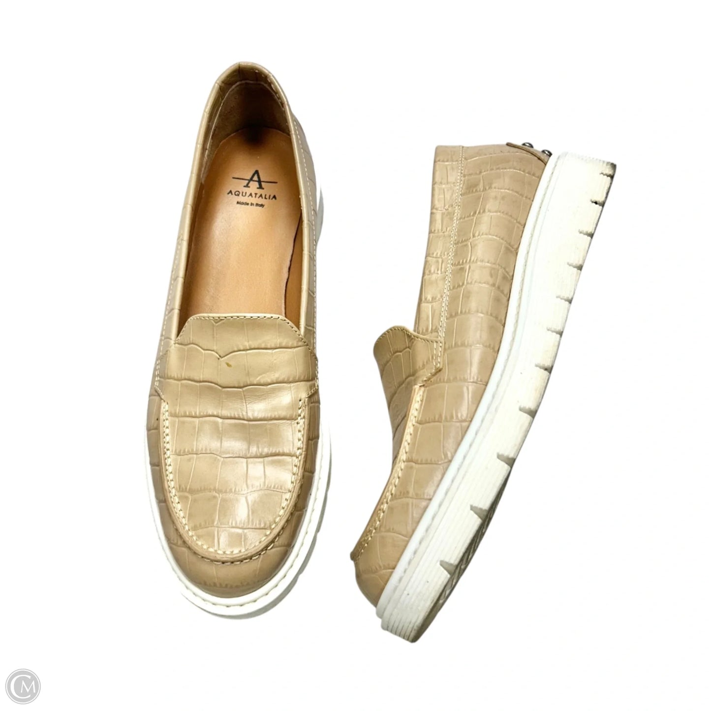 Shoes Flats By Aquatalia In Tan, Size: 6.5