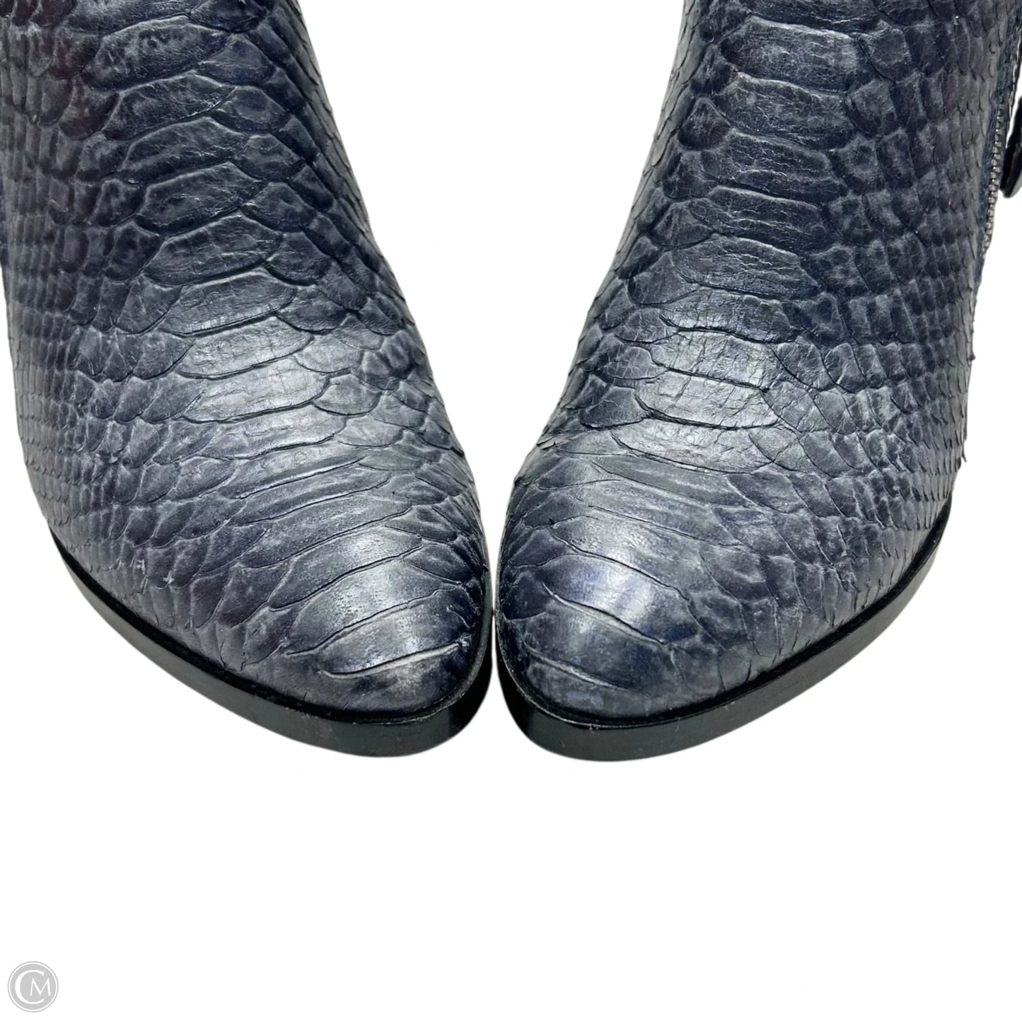 Boots Ankle Heels By Donald Pliner In Navy, Size: 6