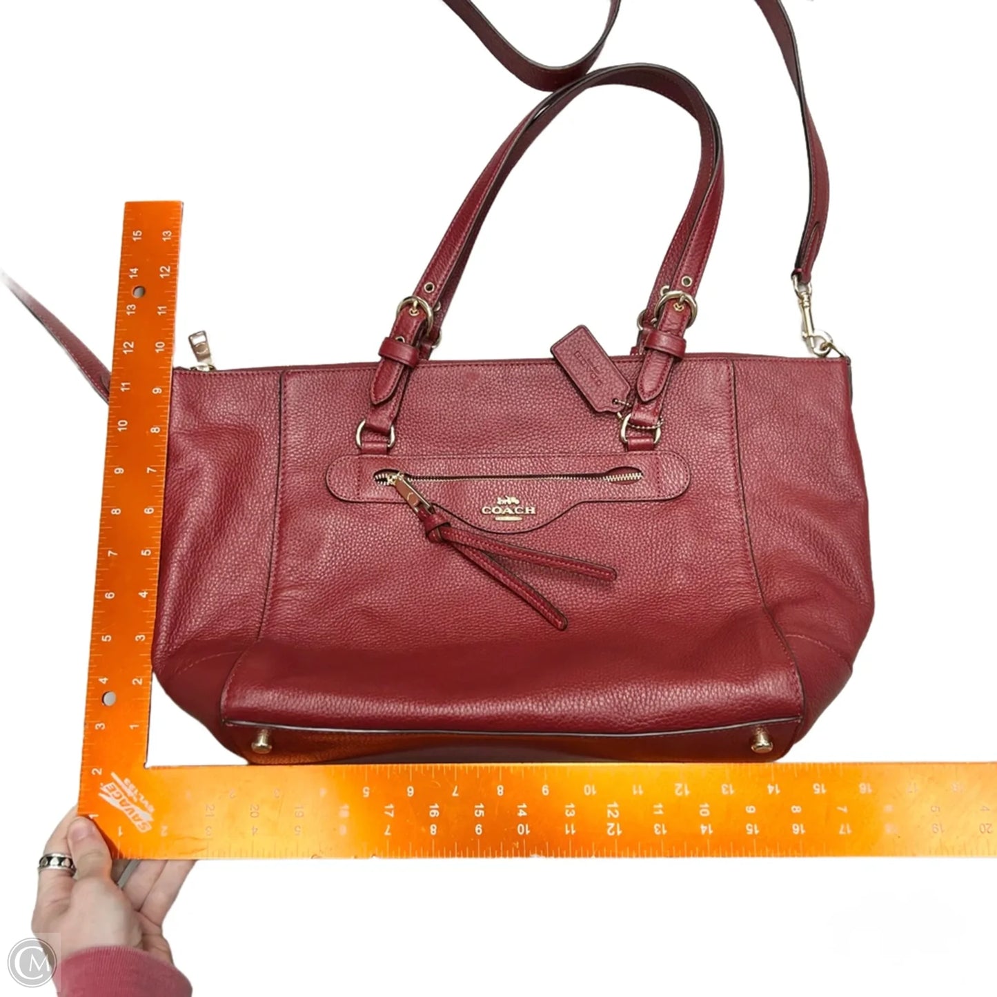 Tote Designer By Coach, Size: Large