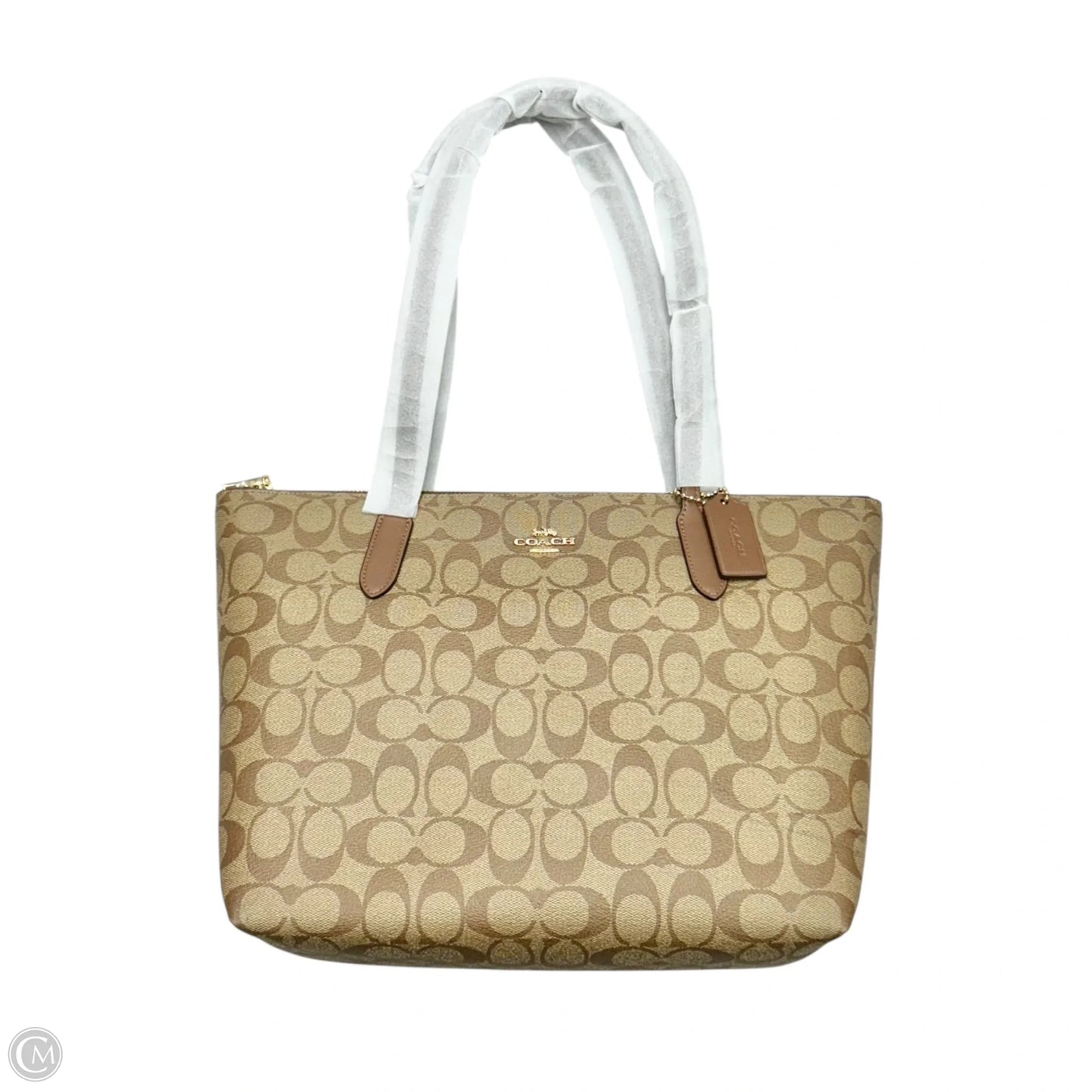 Tote Designer By Coach, Size: Medium