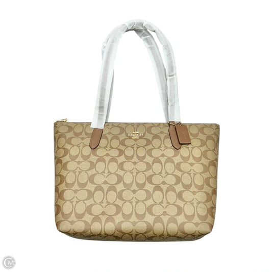 Tote Designer By Coach, Size: Medium