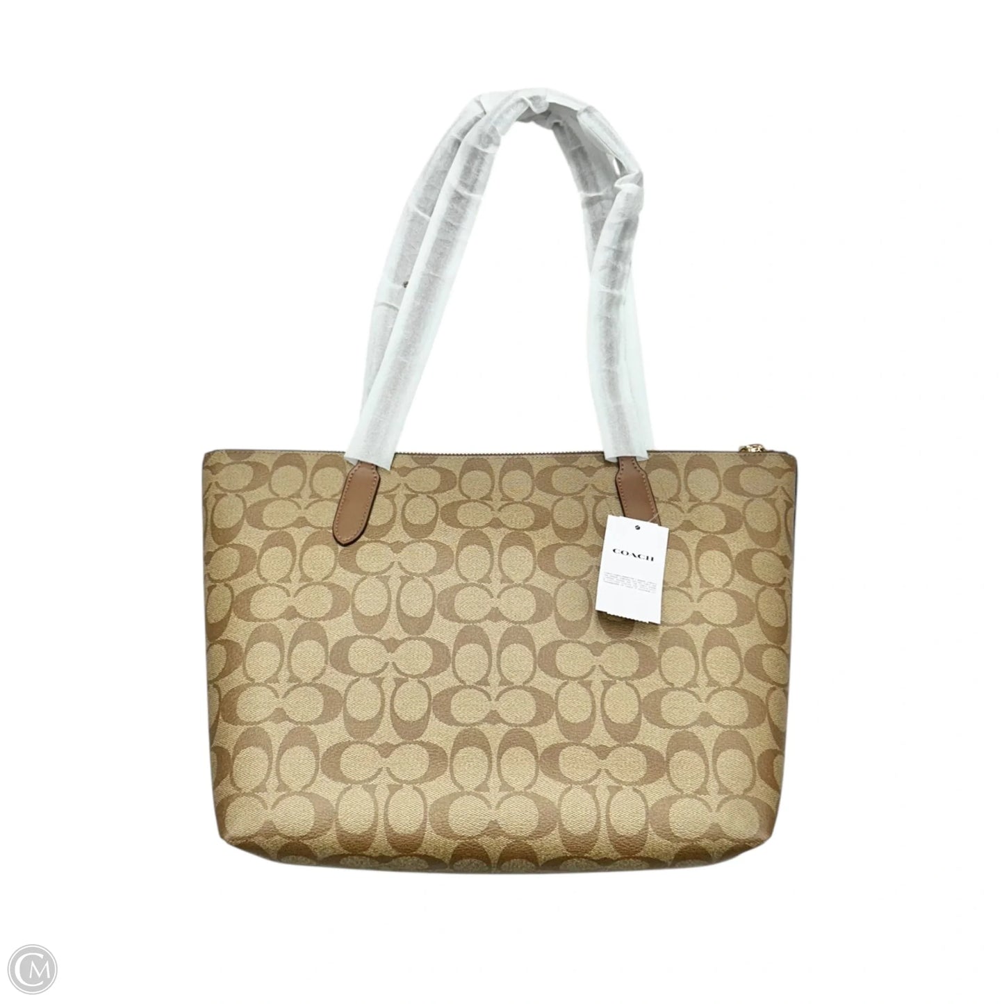 Tote Designer By Coach, Size: Medium