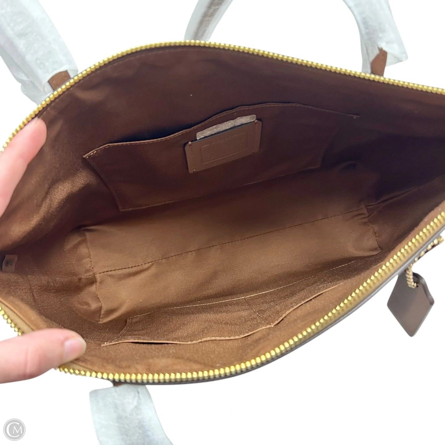 Tote Designer By Coach, Size: Medium