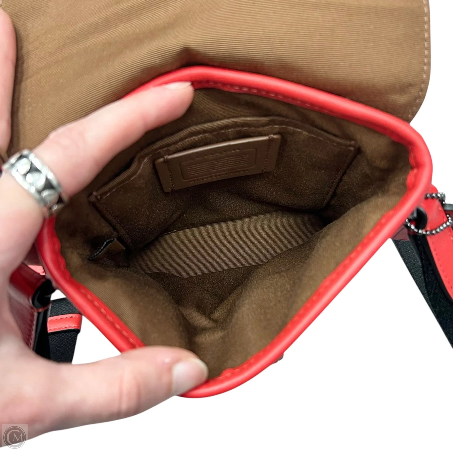 Crossbody Designer By Coach, Size: Small