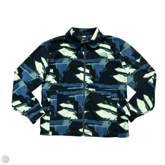 Jacket Fleece By The North Face In Black & Blue, Size: S