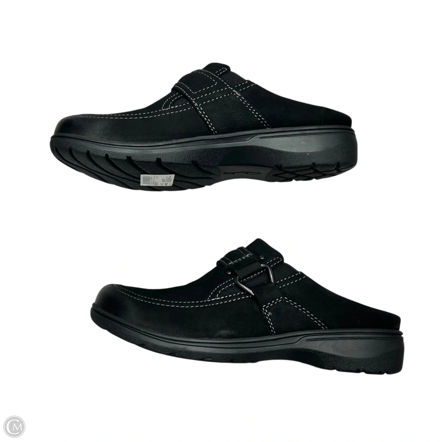 Shoes Flats By Clarks In Black, Size: 7