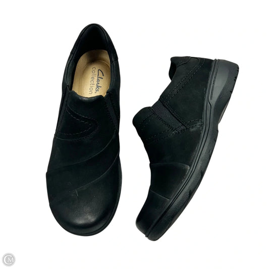 Shoes Flats By Clarks In Black, Size: 7