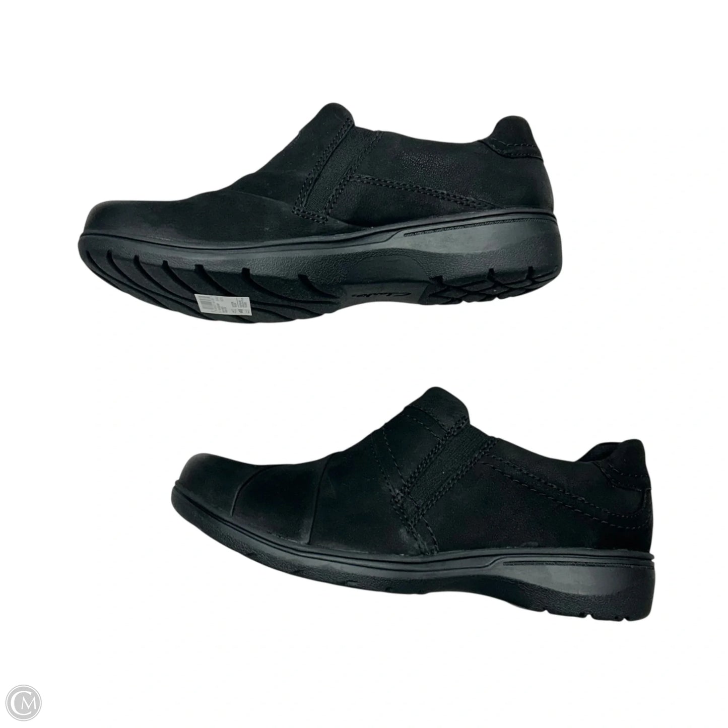 Shoes Flats By Clarks In Black, Size: 7