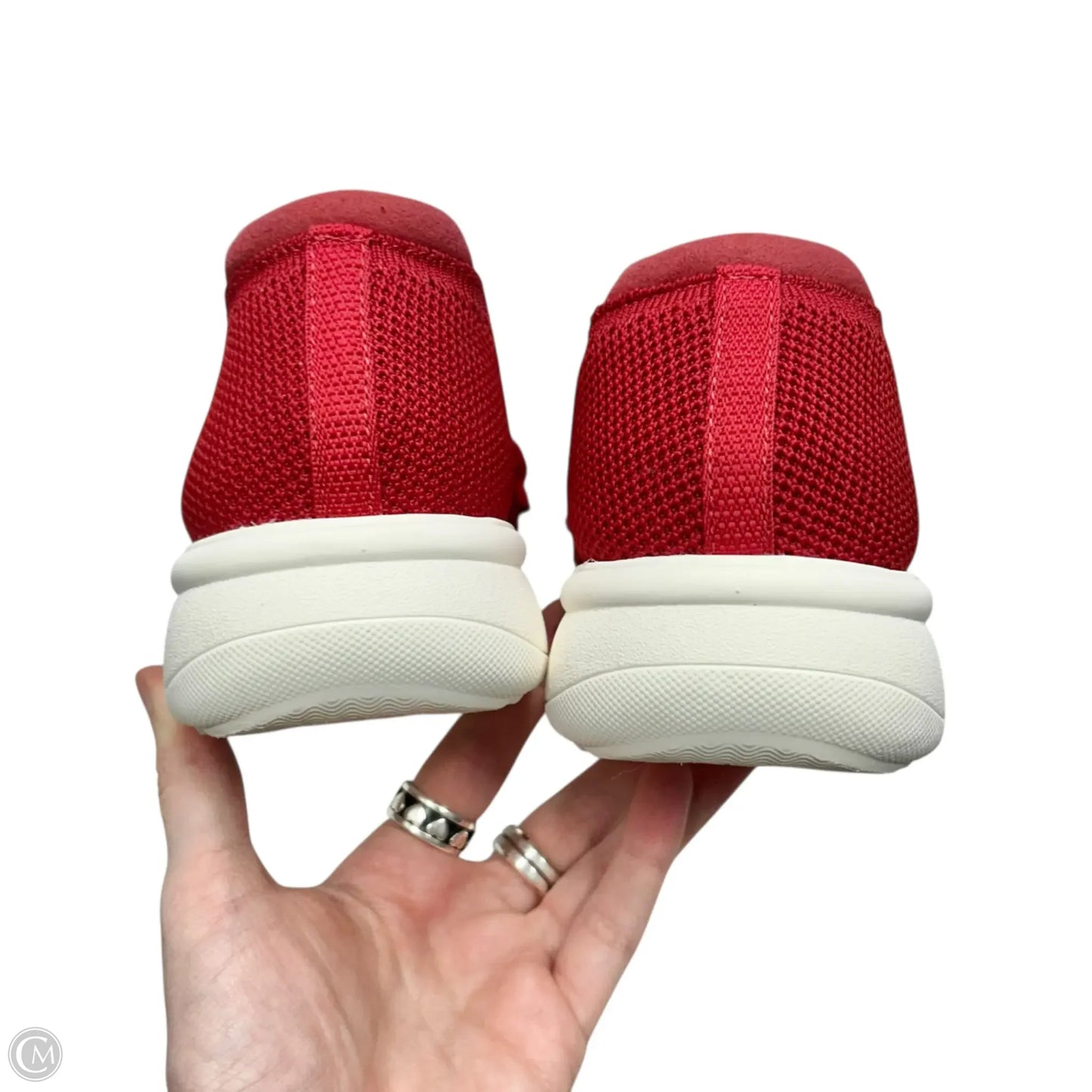 Shoes Flats By Clarks In Red, Size: 7