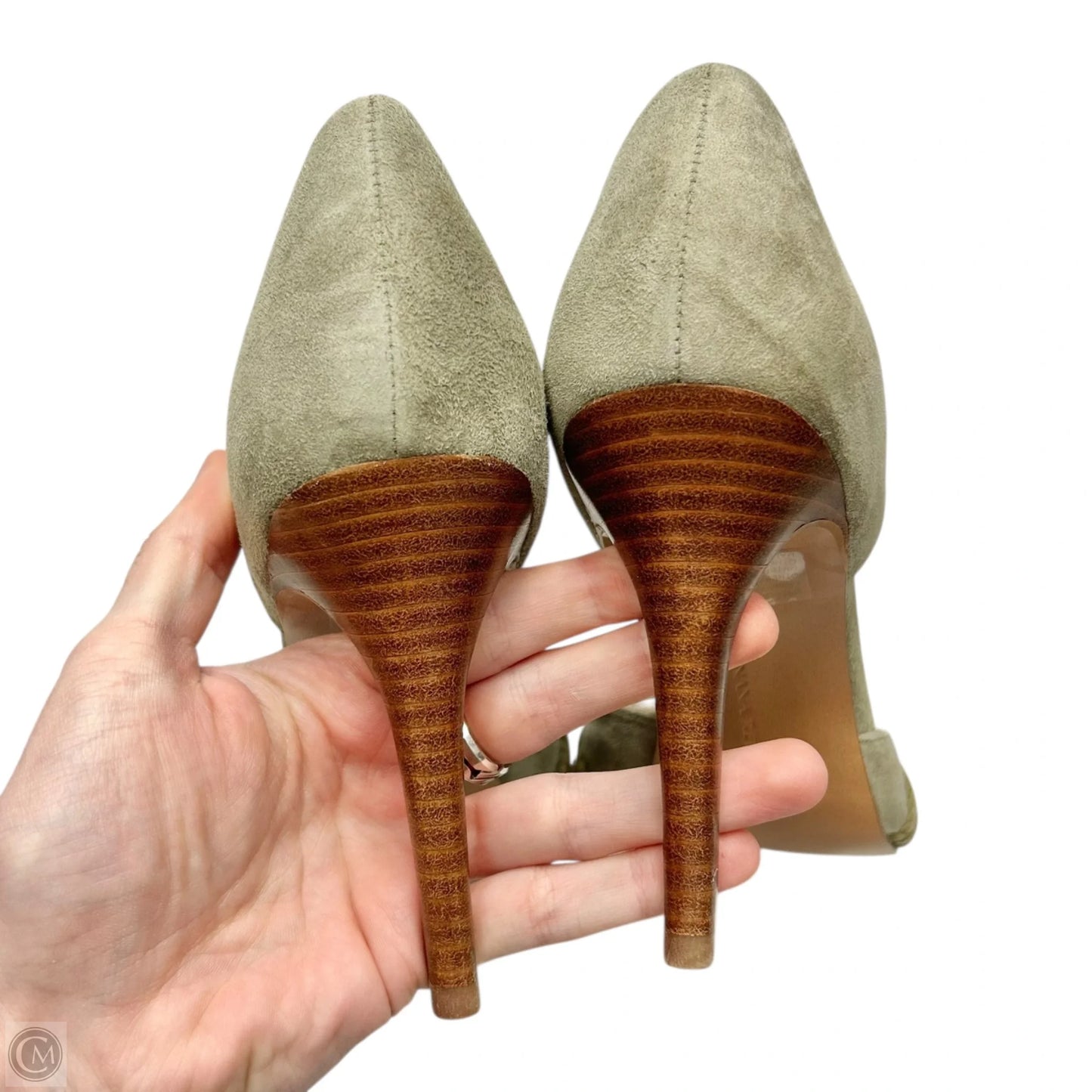 Shoes Heels Kitten By Banana Republic In Green, Size: 10