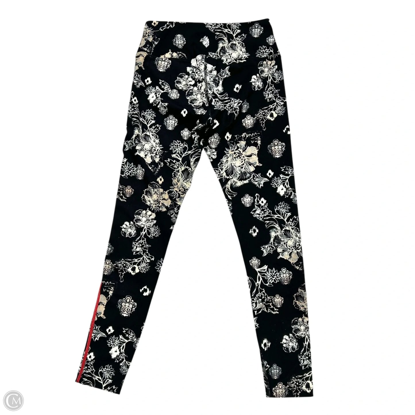 Athletic Leggings By Free People In Black & Cream, Size: S