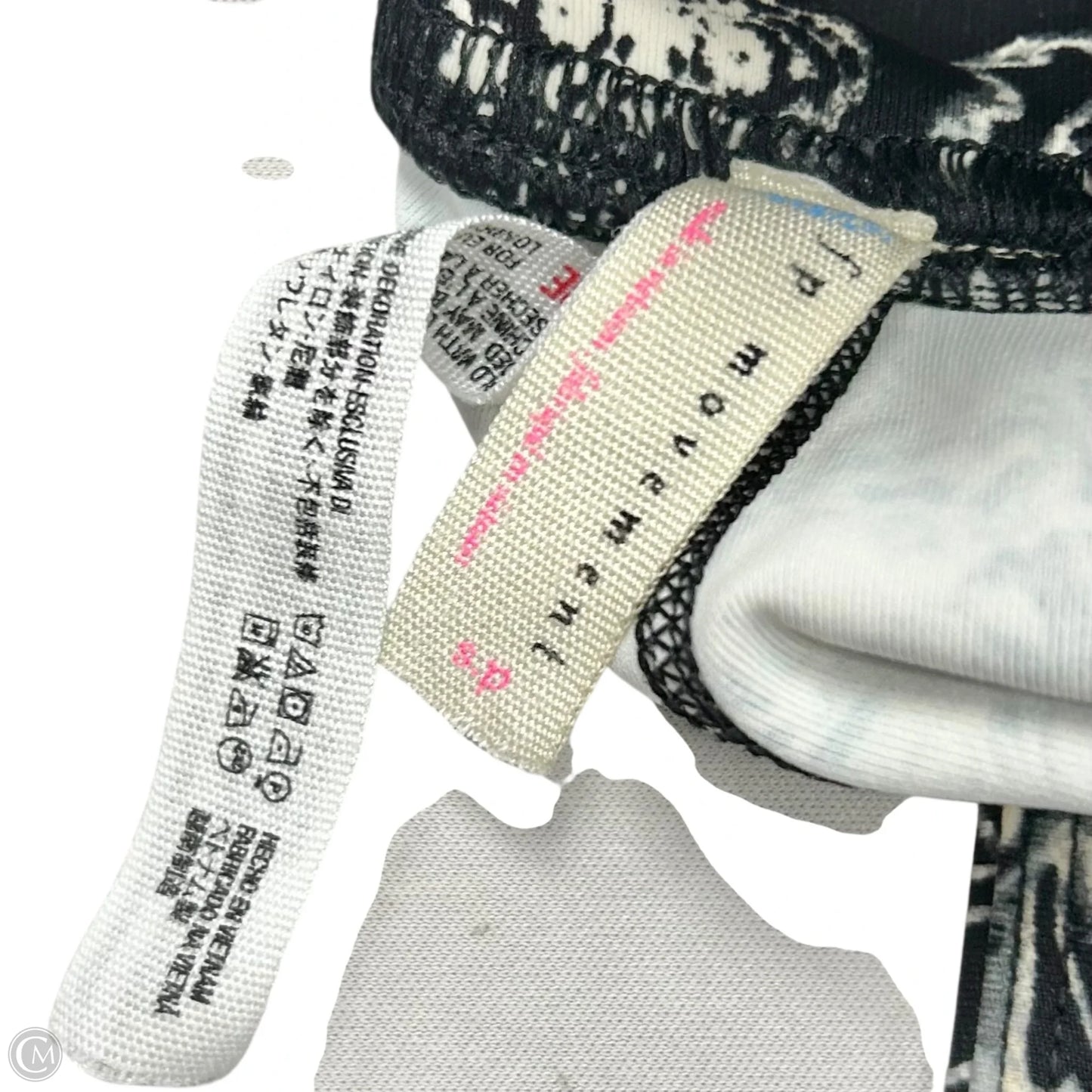 Athletic Leggings By Free People In Black & Cream, Size: S