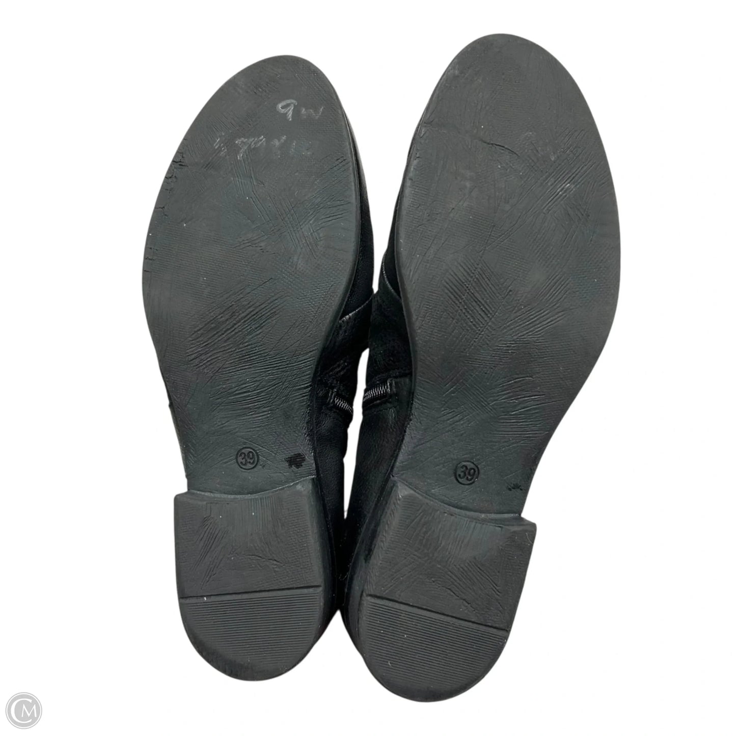 Boots Ankle Heels By Miz Mooz In Black, Size: 8.5