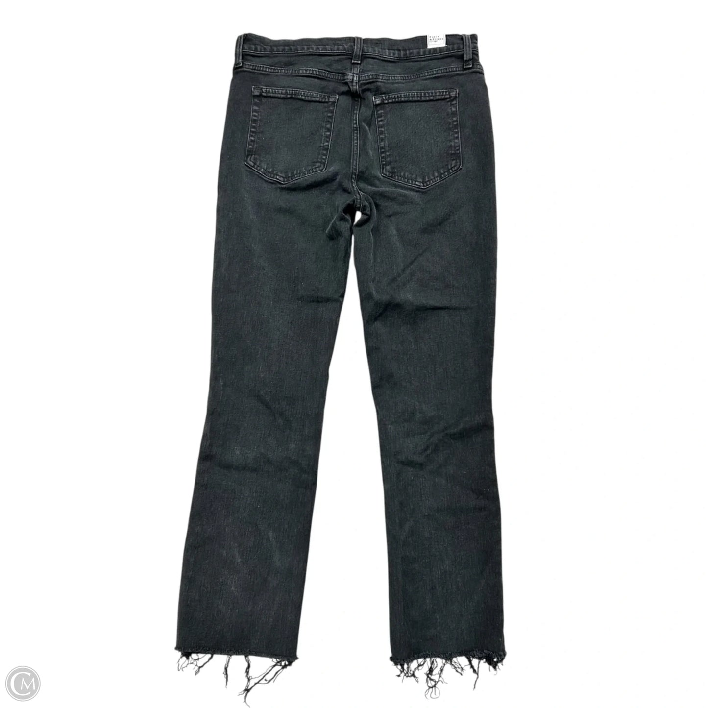 Jeans Straight By Frank And Eileen In Black Denim, Size: 6