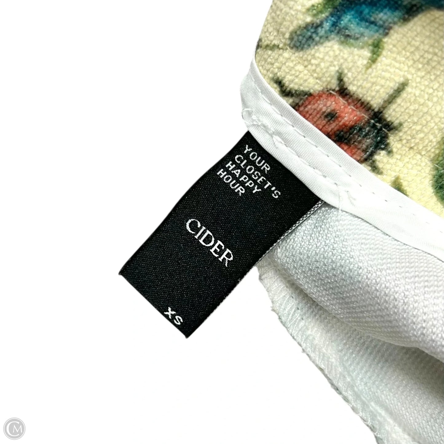 Overalls By Cider In Floral Print, Size: Xs