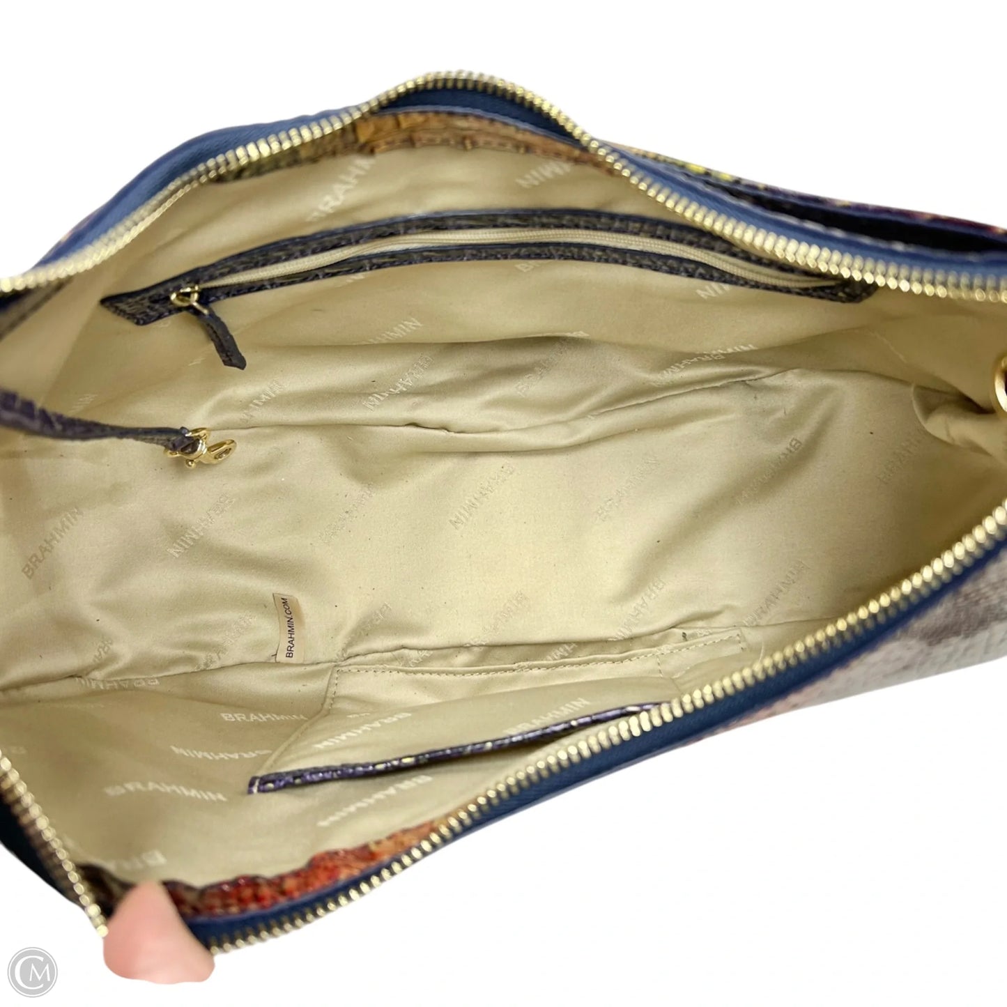 Handbag Designer By Brahmin, Size: Medium