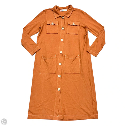 Dress Casual Midi By Free People In Orange, Size: S