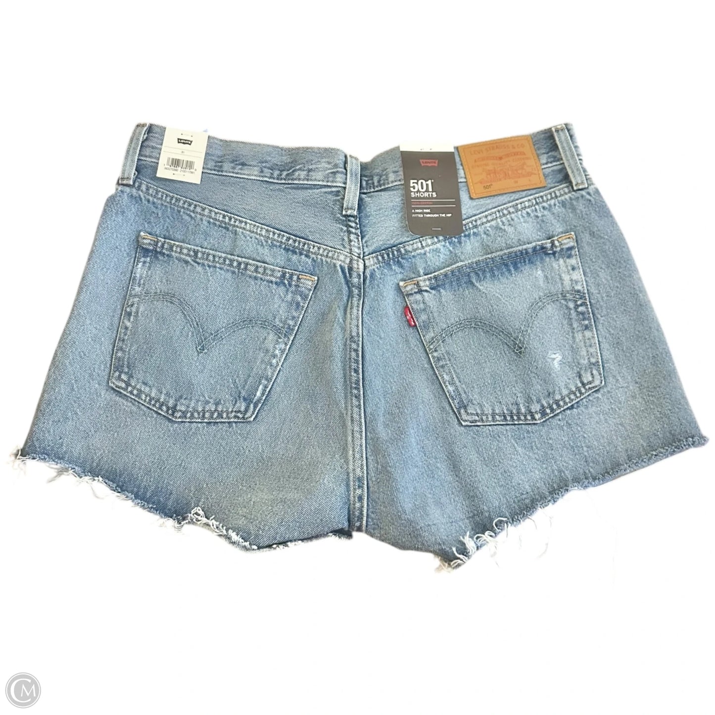 Shorts By Levis In Blue Denim, Size: 12