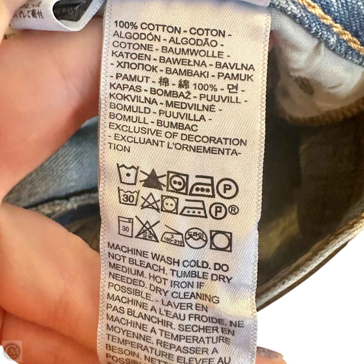 Shorts By Levis In Blue Denim, Size: 12